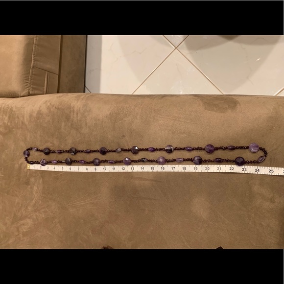 SOLD JAY KING MINE FINDS AMETHYST BEADED NECKLACE - Picture 8 of 8
